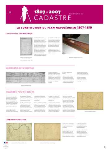 La constitution du plan napol&eacute;onien 1807-1850  -  Planche 6