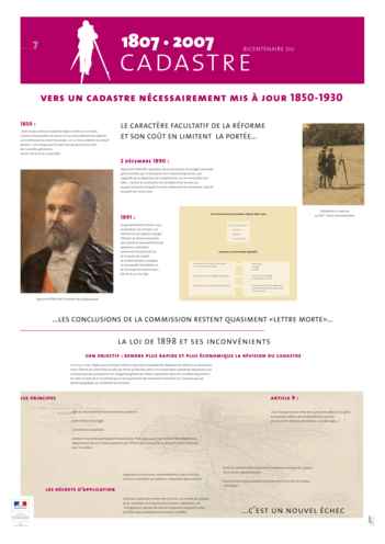 Vers un cadastre n&eacute;cessairement mis &agrave; jour 1850-1930  - Planche 7