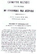 Compte-Rendu Acad&eacute;mie des Sciences