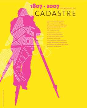 Affiche bicentenaire du cadastre