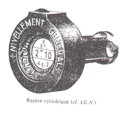 Rep&egrave;re cylindrique N.G.F.