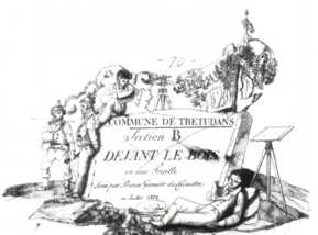 Cartouche ancien cadastre de TRETUDANS (90)